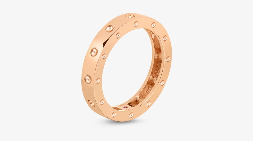 18k Rose Gold Round Ring - Circle, transparent png
