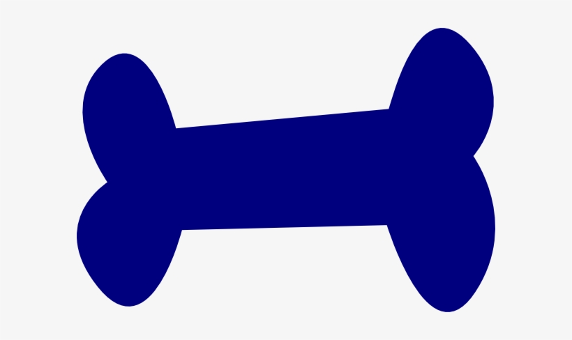 Graphic Black And White Download Bone Clipart - Blue Dog Bone Clipart, transparent png