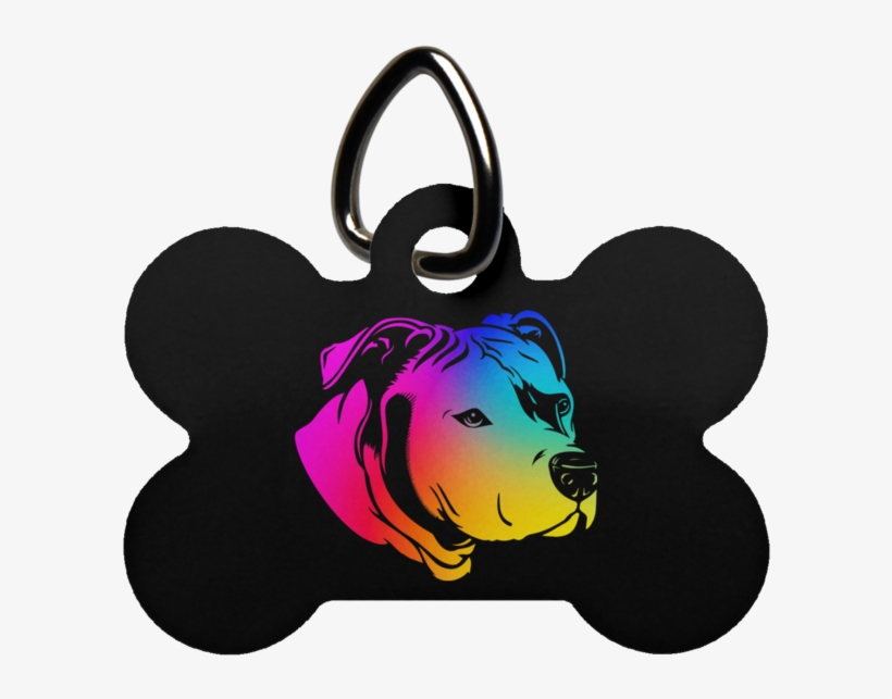 Pit Bull Dog Bone Pet Tag - Pet Tag, transparent png