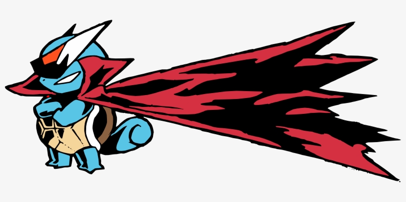 Comment Picture - Squirtle With Glasses Gurren Lagann, transparent png