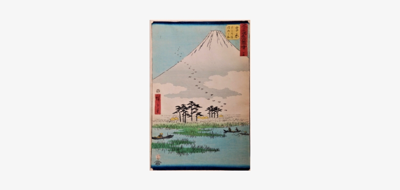 Along The Eastern Sea Road - Utagawa Hiroshige Paintings On Canvas Art - Yoshiwara,, transparent png