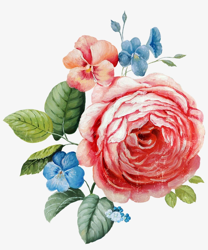 Go To Image - Flower Painting Png, transparent png