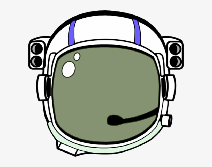 Svg Black And White Library Astronaut Letters Format - Space Helmet Clipart, transparent png