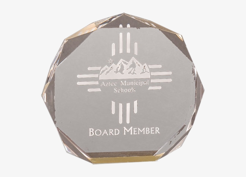Octagon Acrylic Awards - Award, transparent png