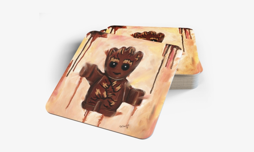 Baby Groot Coasters - Cartoon, transparent png