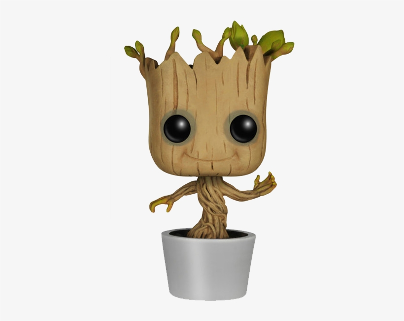 Figura Pop - Funko Pop Guardians Of The Galaxy Dancing Groot Bobble, transparent png