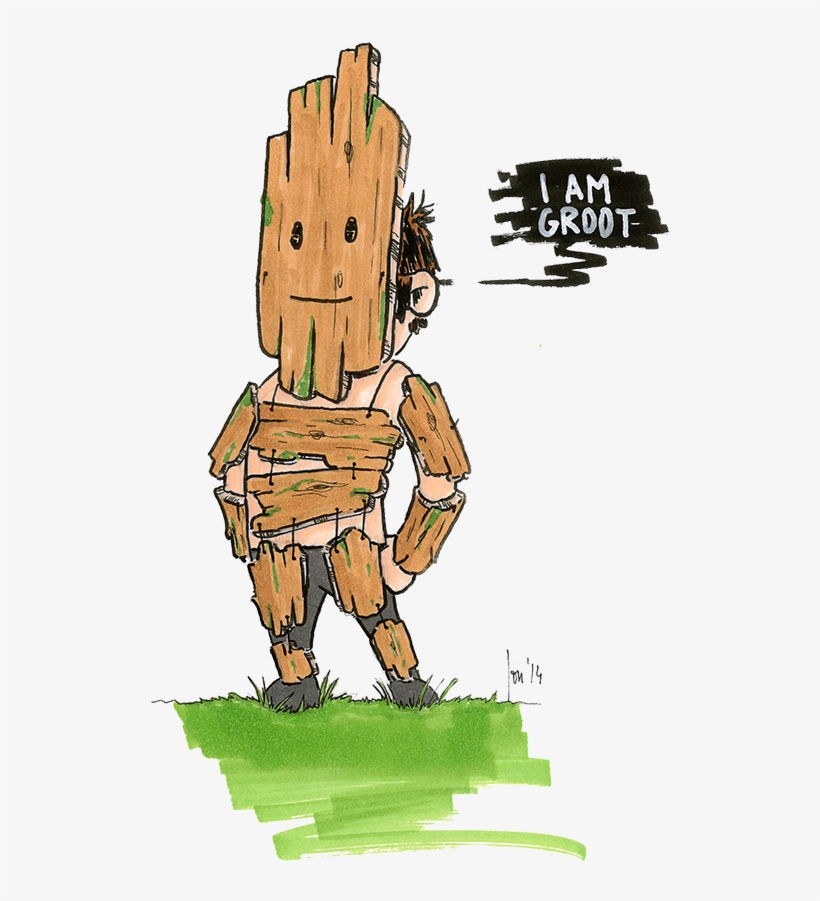 Groot - - T-shirt, transparent png