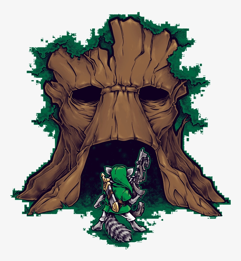 The Groot Deku Tree - Illustration, transparent png