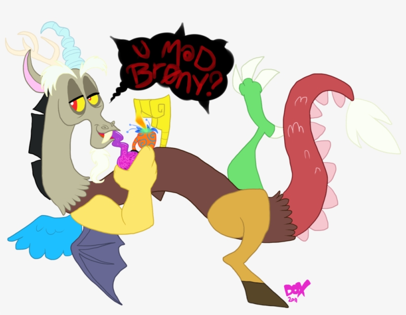 Pandadox, Bong, Discord, Poison Joke, Safe, Simple - Discord My Little Pony, transparent png