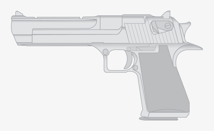Doodlebob Desert Eagle Mark Xix - Imi Desert Eagle, transparent png