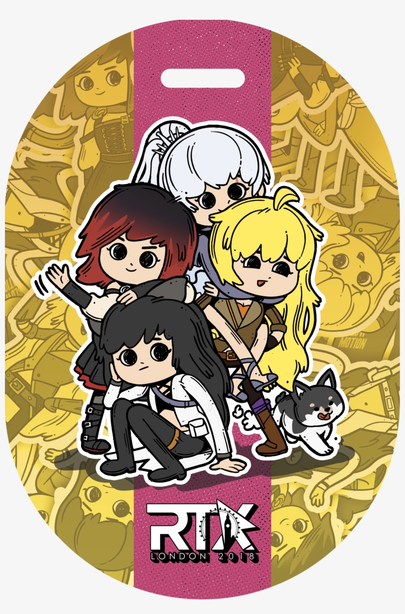 Rtx 2018 Rwby Limited Edition Commemorative Badge - Rtx London 2018, transparent png