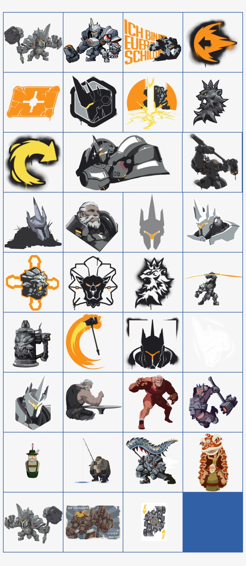 Click For Full Sized Image Reinhardt - Resource, transparent png