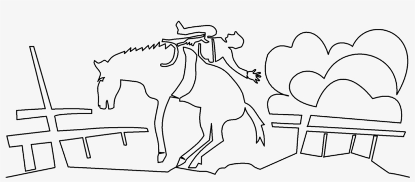 Rodeo Rough Rider With Dust Cloud, transparent png