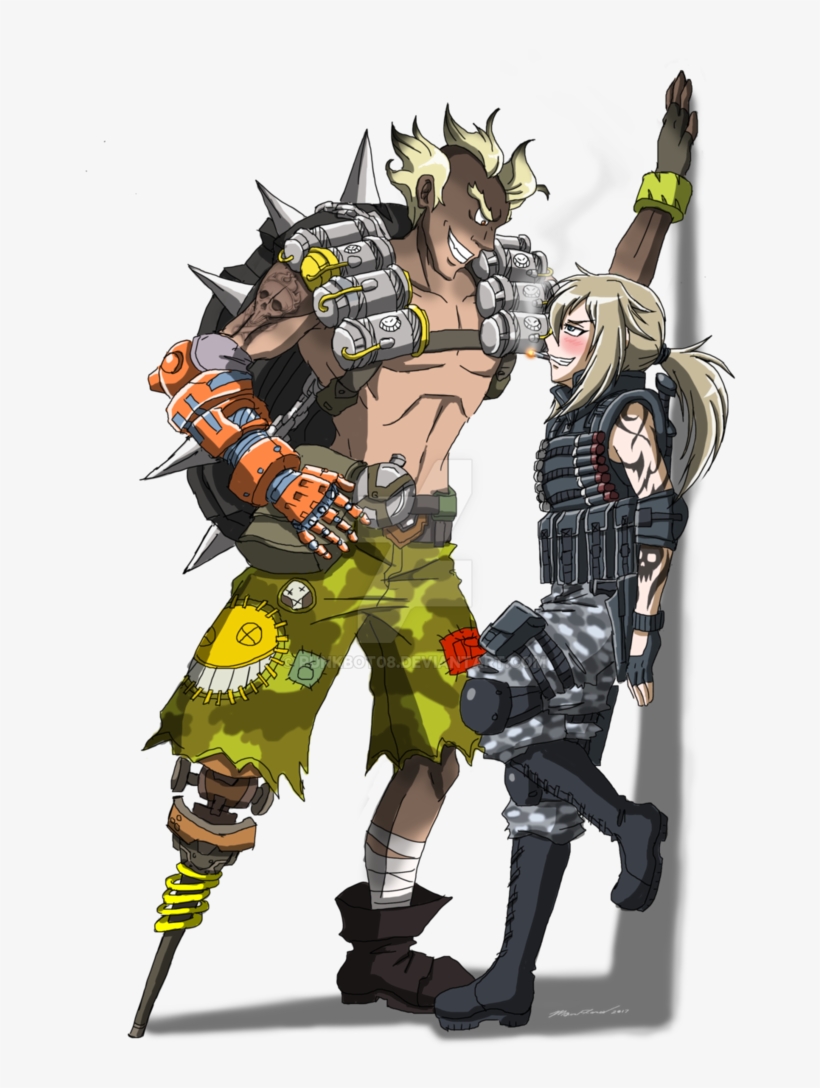 Junkrat X Hazel By Punkbot08 On Deviantart - Mei, transparent png