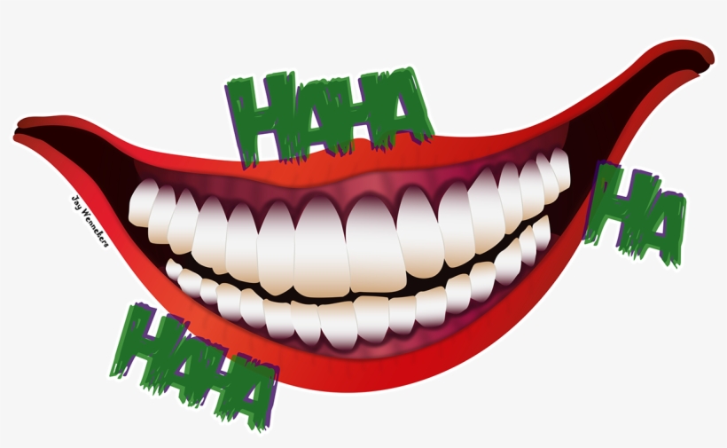 Horror Designs In Illustrator On Behance Art - Joker Lips Png, transparent png