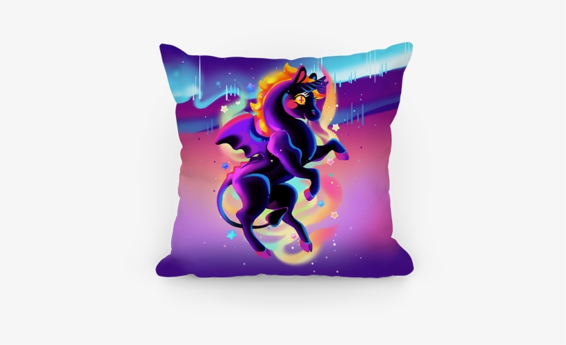 Neon Rainbow Jersey Devil Pillow - Lisa Frank Jersey Devil, transparent png