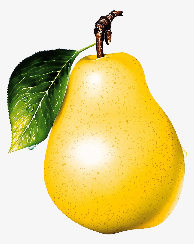 Fruit Yellow Pear, transparent png