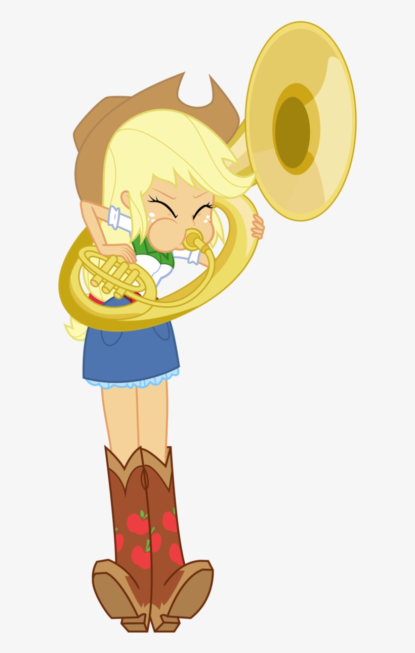 Discorded-joker, Equestria Girls, Facing The Right - Tuba, transparent png
