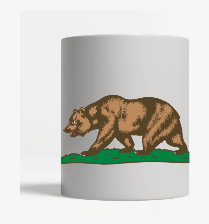 California Bear Mug - California Don T Tread On Me Flag, transparent png