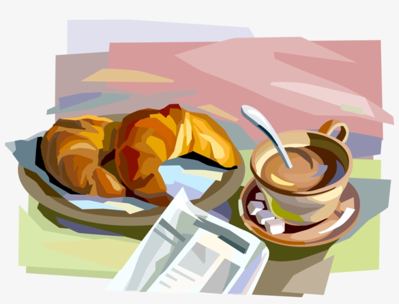 Vector Cafe Newspaper - Breakfast, transparent png
