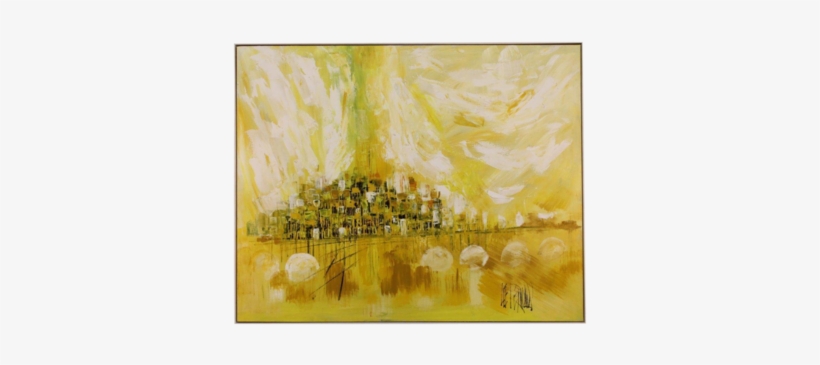 Lee Reynolds Abstract Cityscape Van Guard Painting - Painting, transparent png