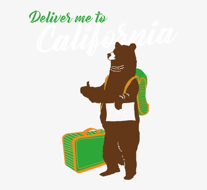 Deliver Me To California Bear Stock Transfer - Illustration, transparent png