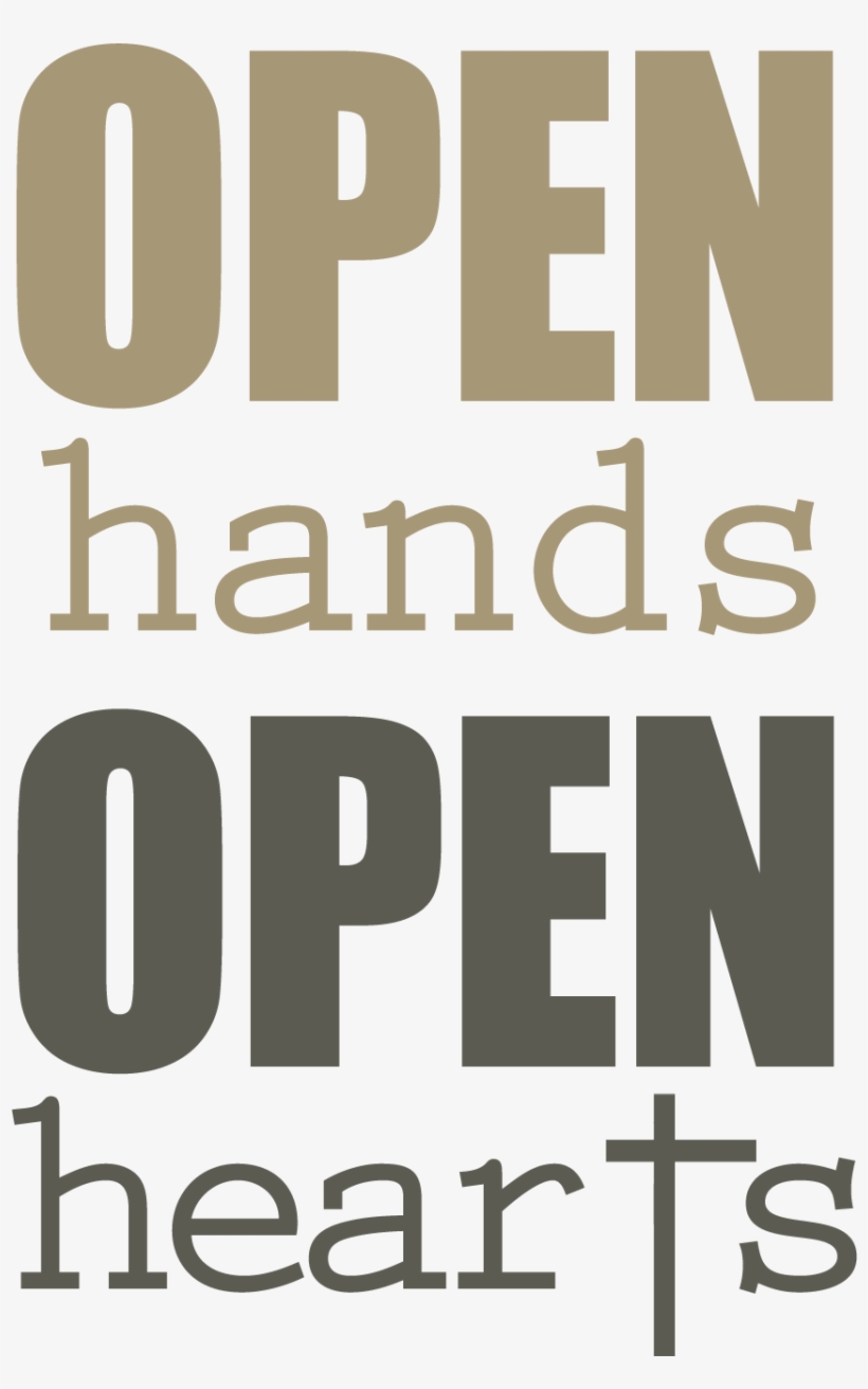 Open Hearts Open Hands - Grand Opening Black And Yellow, transparent png