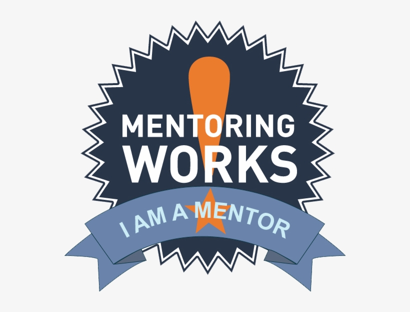 I Am A Mentor Badge Png - National Mentoring Month, transparent png