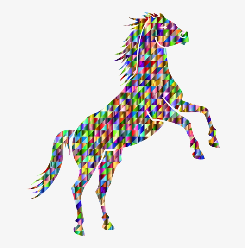 Mustang Arabian Horse American Quarter Horse Computer - Abstract Horse Png, transparent png