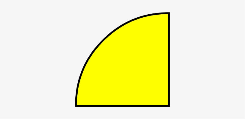 Smart Exchange - Quarter Of A Circle Yellow, transparent png
