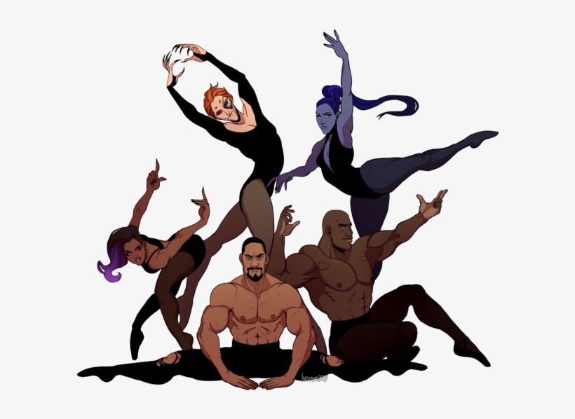 6 - Overwatch Moira X Reaper, transparent png