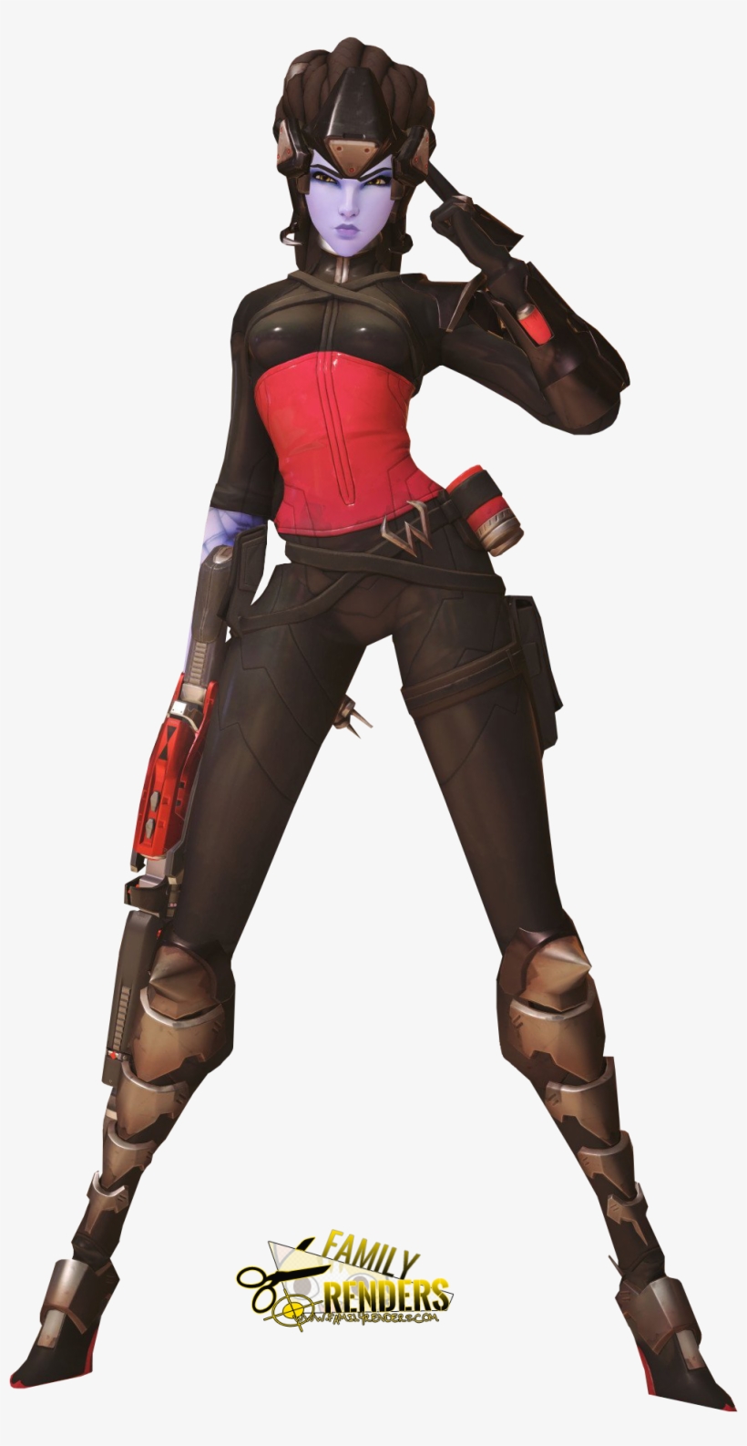 Noire Widowmaker Png, transparent png