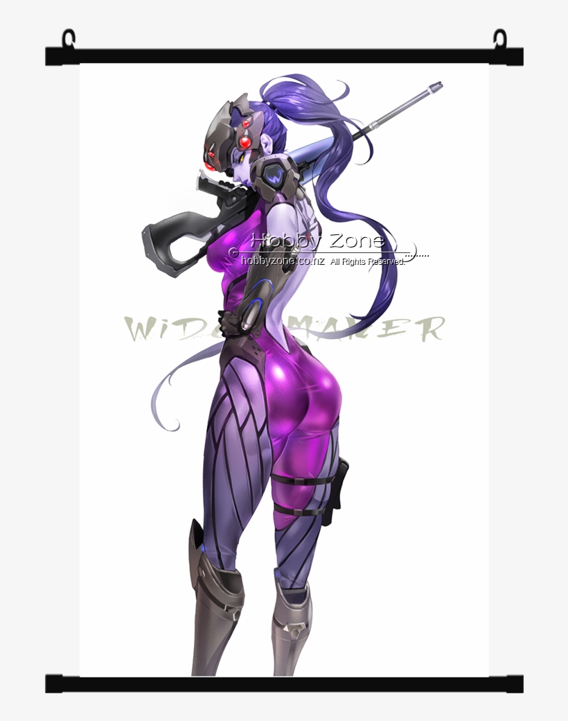 Overwatch Widowmaker Wall Scroll - Ow Cosplay Amelie Lacroix Widowmaker Cosplay Costume, transparent png