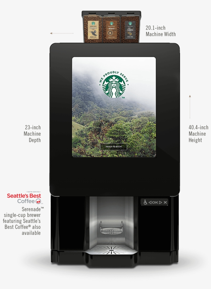 And The Ability To Brew 50 8oz Cups Per Hour, Serenade™ - Starbucks Serenade Coffee Machine, transparent png