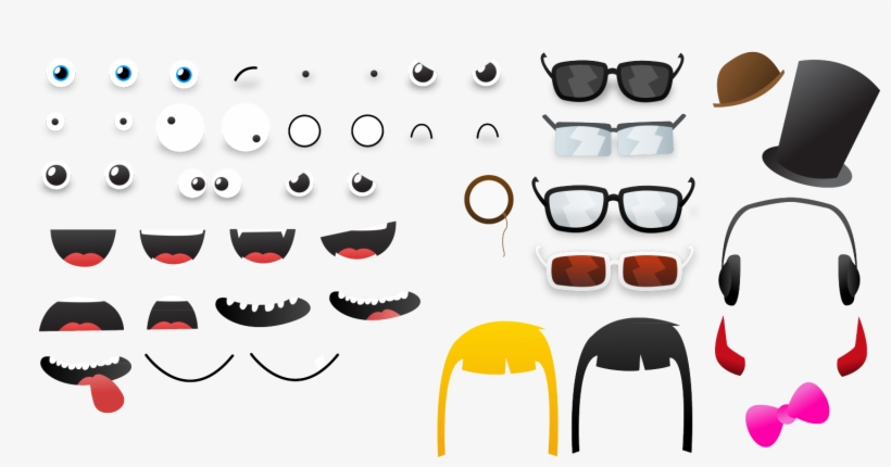 Photos Of Printable Cartoon Mouth Template Large Size - Printable Noses Mouth Eyes, transparent png