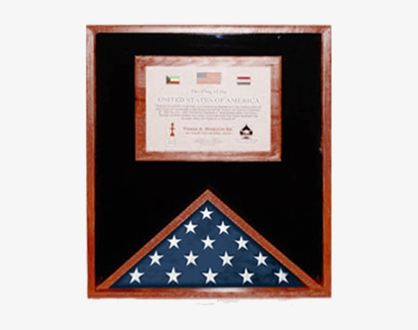 Flag Display Case Hand Made By Veterans - Flag Connections Flag Display Case By Hand Made, transparent png