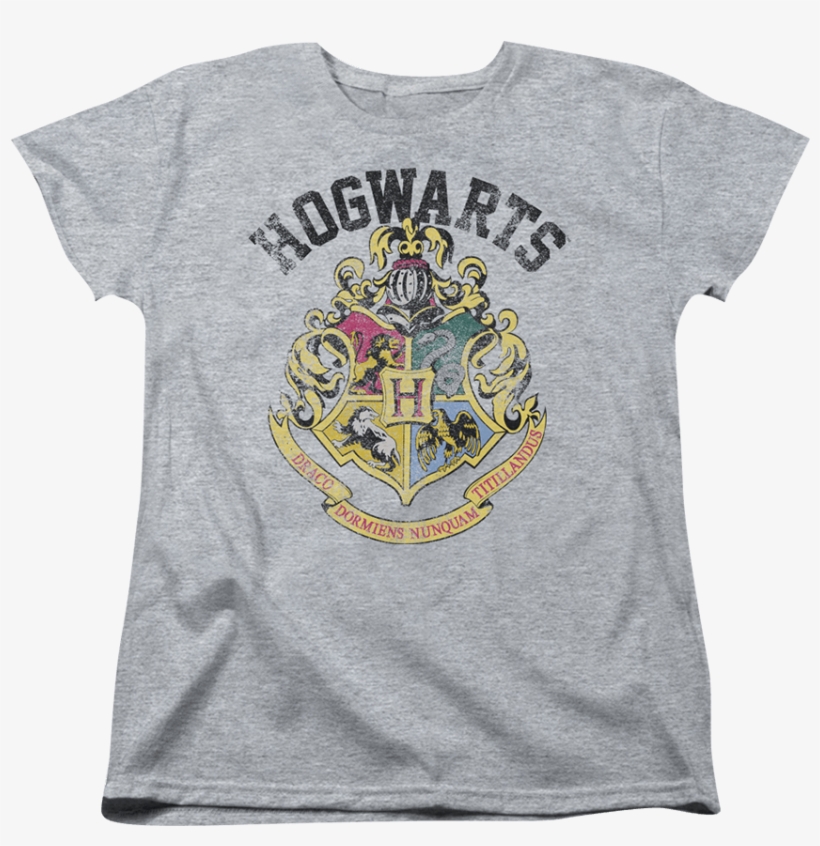 Harry Potter Hogwarts Crest Womens T-shirt - Atari Clothing, transparent png
