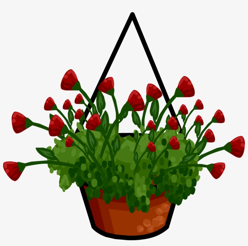 Hanging Basket Sprite 005 - Bouquet, transparent png