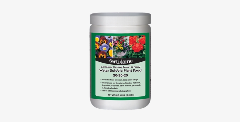 Ferti-lome Geranium, Hanging Basket, & Pansy Plant - Fertilome 20 20 20, transparent png