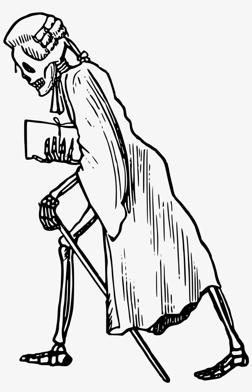 Clipart Skeleton Hand - Skeleton Lawyer, transparent png
