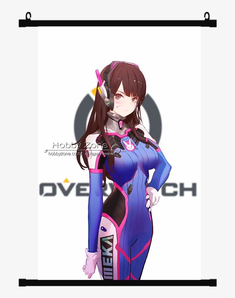Va Wall Scroll - Overwatch D Va, transparent png
