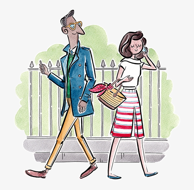 Artist Creates Illustrations From Craigslist's Missed - Passerby Clipart, transparent png