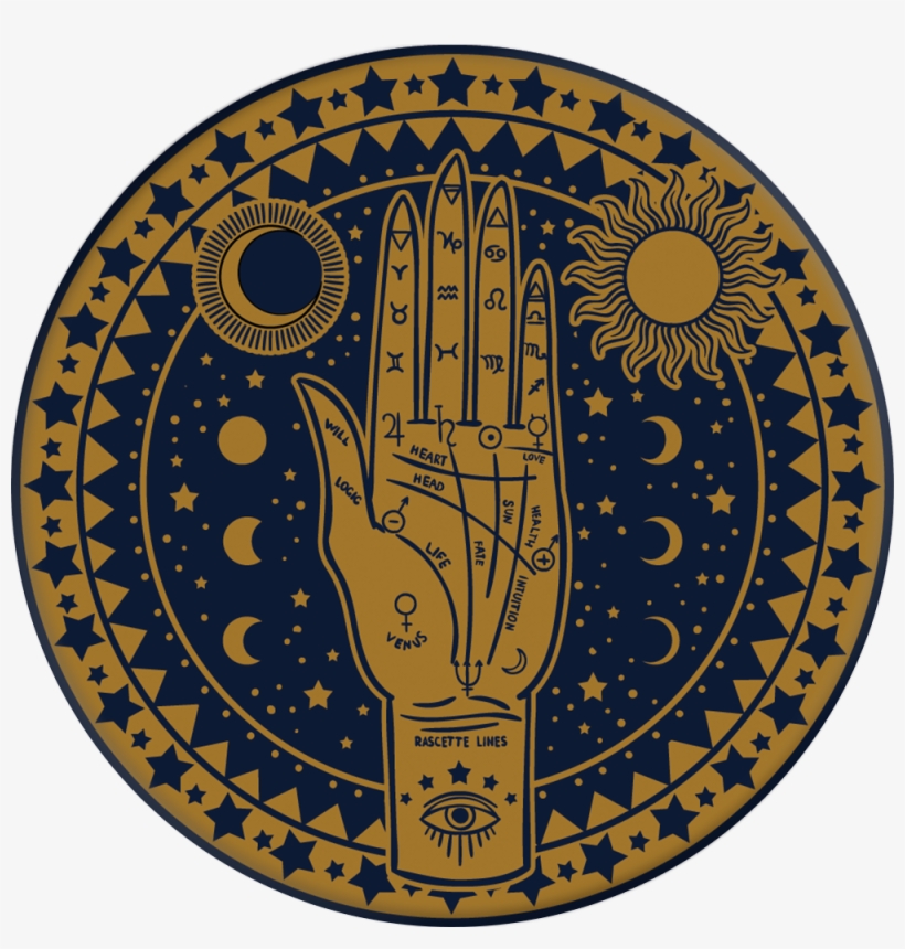 Popsockets Mystic Hand - Vintage Fortune Tellers, transparent png