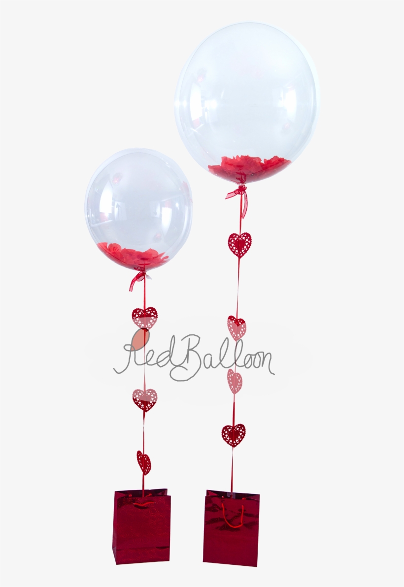 Flutter Petals Valentines Red Balloon Cork - Balloon, transparent png