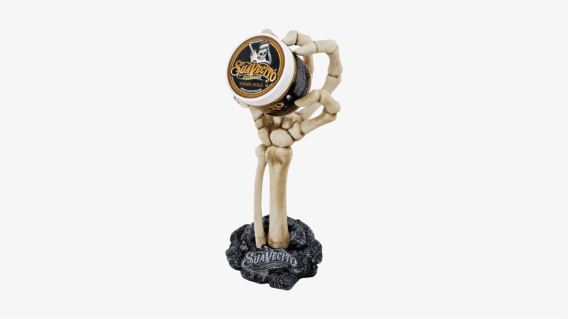 Skeleton Hand Display - Suavecito Duo Bundle. Original Firme (120ml) And Unscented, transparent png
