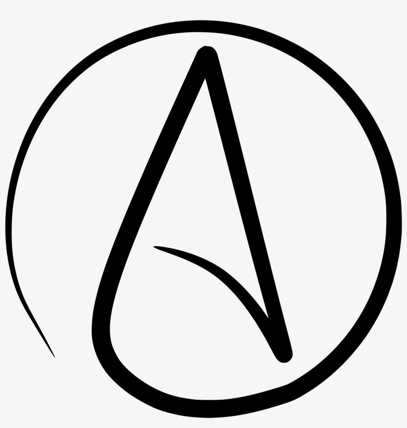 New Svg Image - Symbol For Atheism, transparent png