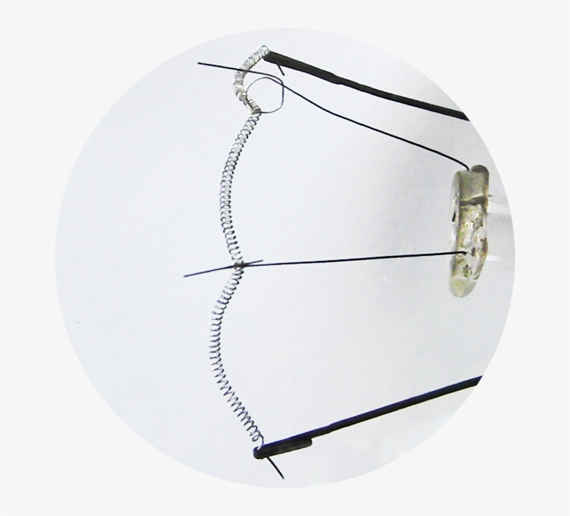 The Filament In An Incandescent Light Bulb Is Made - Earrings, transparent png