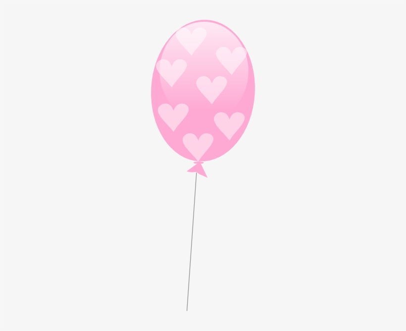 How To Set Use Red Balloon With Hearts Clipart, transparent png