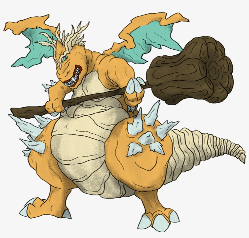 Author Comments - Dragonite, transparent png
