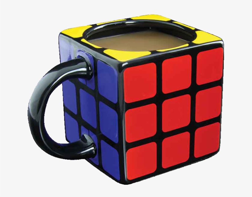 Rubik's Cube Shaped Mug - Rubik's Cube, transparent png